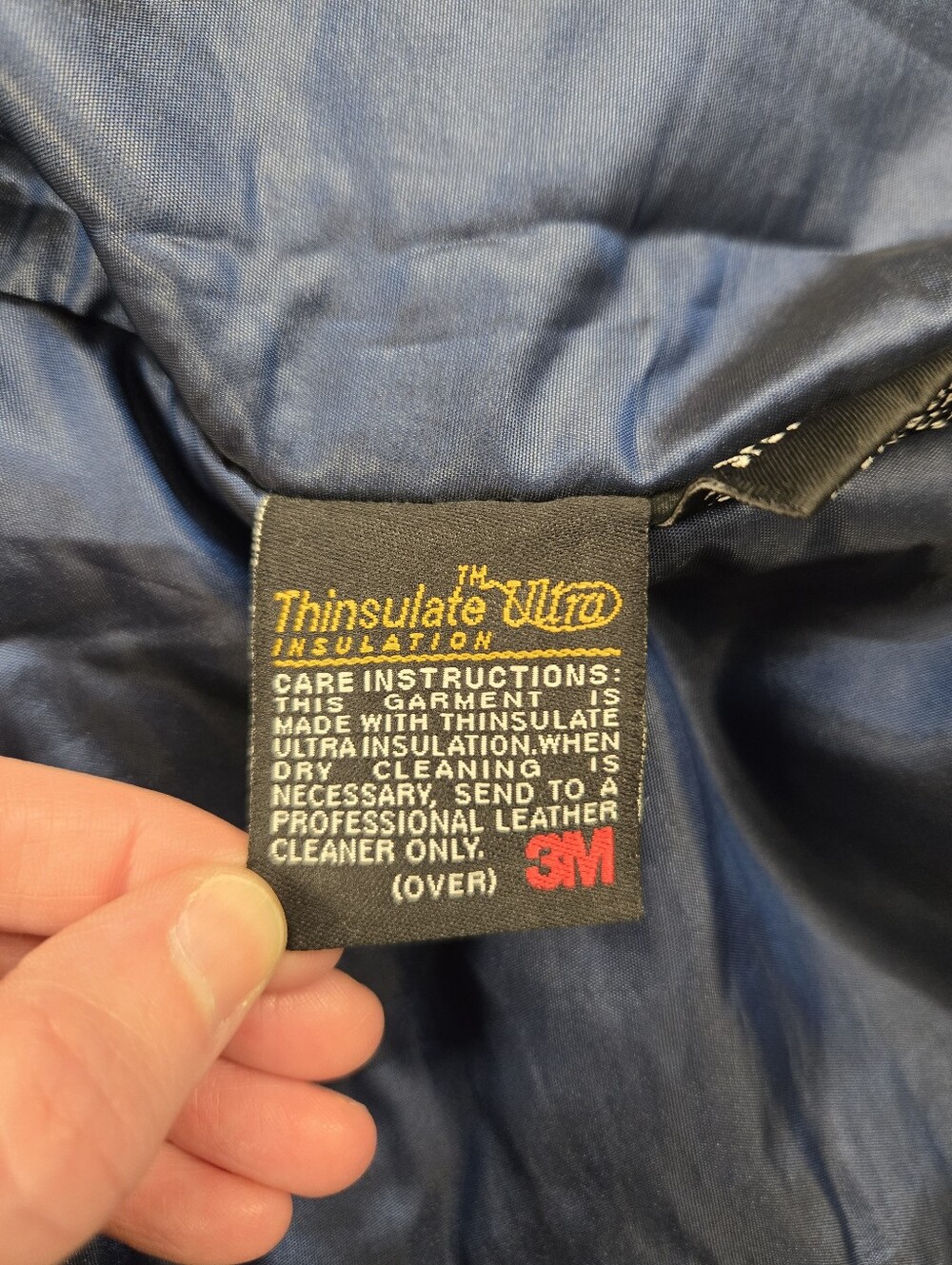 Y2K Wilson Leather Zip Up Moto Jacket - Picture 14 of 15